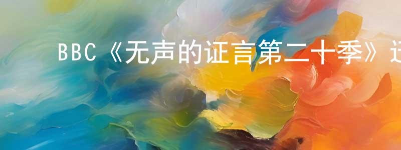 陈二燕的动漫综艺大全,BBC《无声的证言第二十季》迅雷下载/在线观看/百度云-犯罪/历史载-美剧天堂